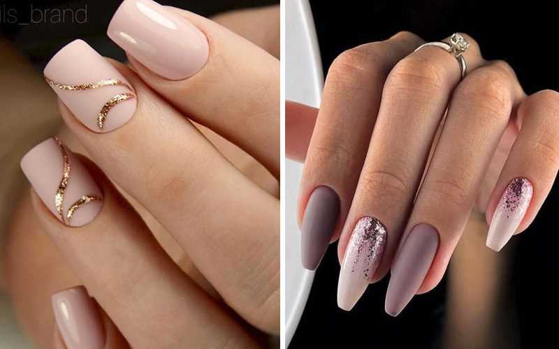 Beżowe paznokcie ze złotem - najnowsze trendy w manicure | Strona główna