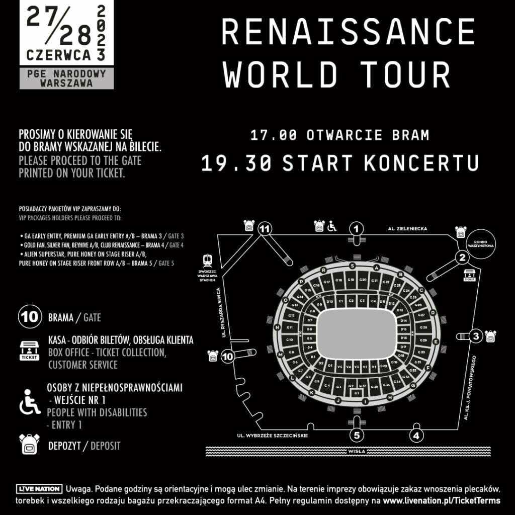 Bilety na koncert Beyonce w Warszawie - Kup teraz | Najlepsze oferty