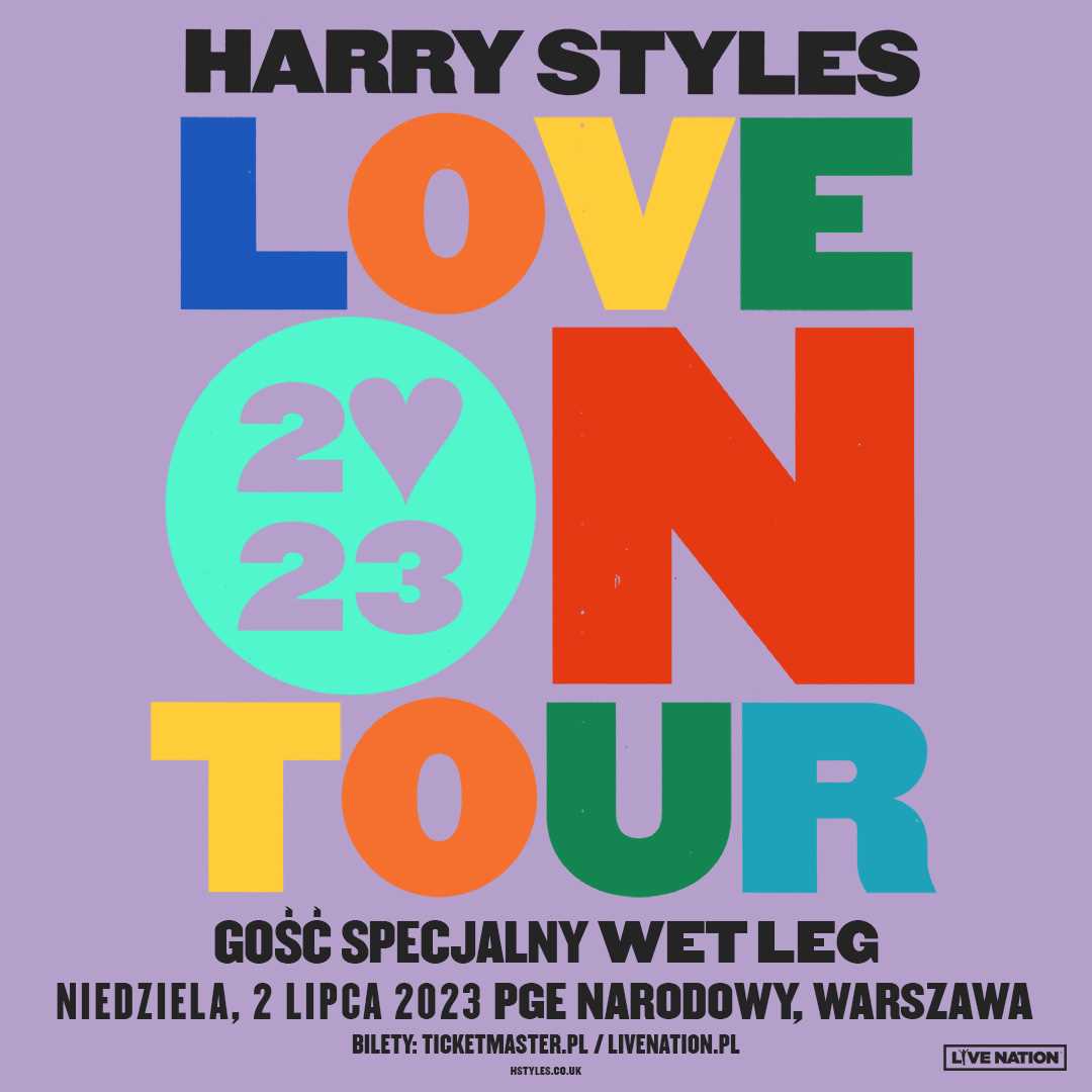 Dostępne rodzaje biletów na koncert Harry'ego Stylesa w Warszawie