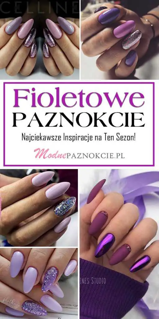 Inspiracje na fioletowe ombre