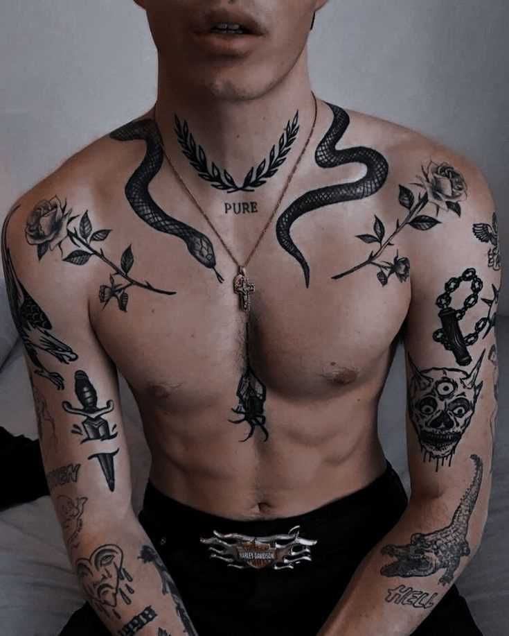 Najpopularniejsze tatuaże męskie - inspiracje i wzory | Tattoo Studio