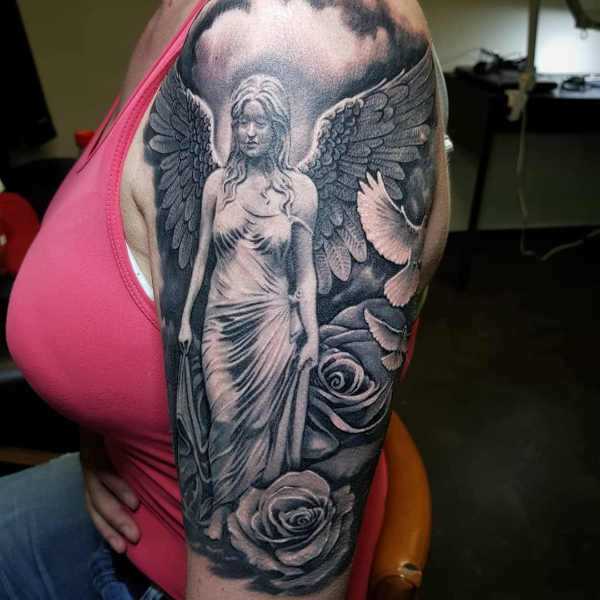 Tatuaż anioł śmierci – symbolika i znaczenie | Tattoo Studio