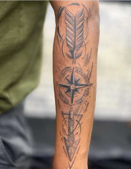 Tatuaż kompas - symbolika i znaczenie tatuażu kompasowego