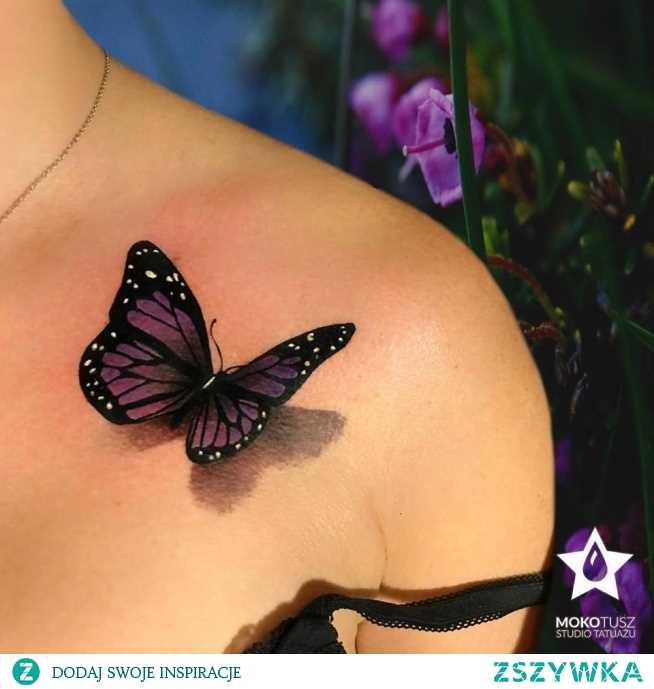Tatuaż motyl 3D - najnowsze trendy i inspiracje | Strona główna