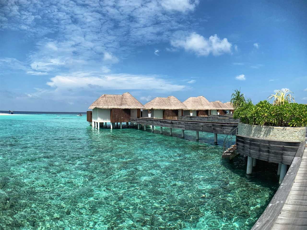 Domki na wodzie Malediwy