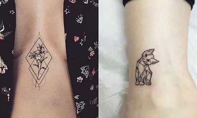 Małe wzory tatuaży geometrycznych