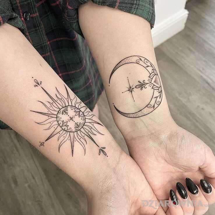Tatuaż słońce i księżyc symbolika i znaczenie