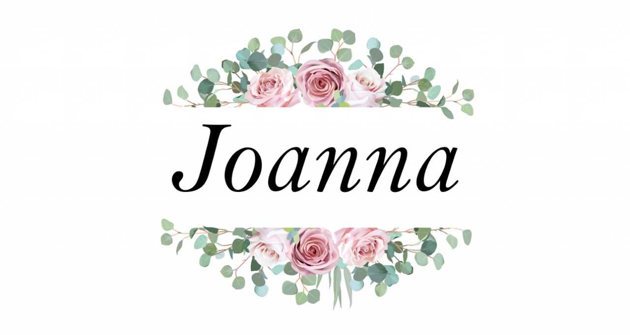 Joanna jako forma żeńska imienia Jan