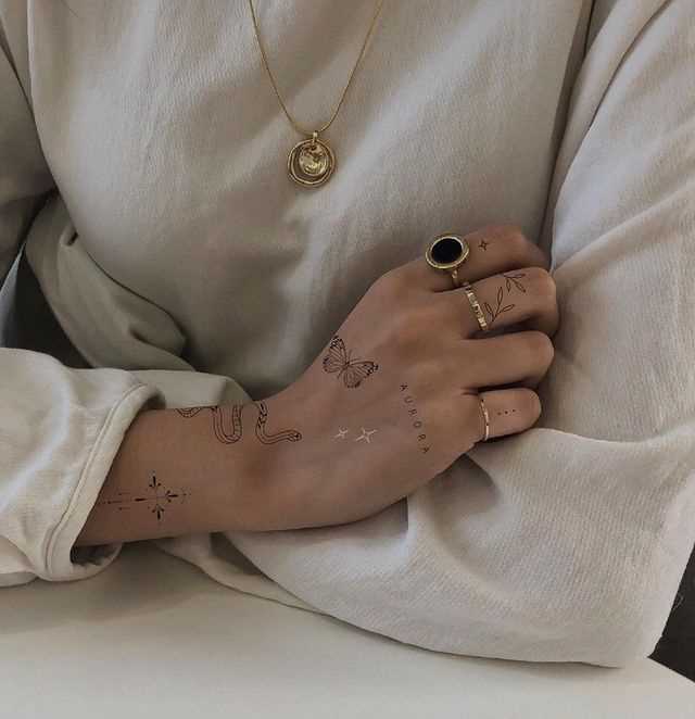 Popularne wzory tatuaży na dłoni