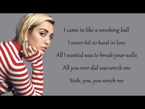 Miley Cyrus Wrecking Ball tekst - Tekst piosenki i tłumaczenie