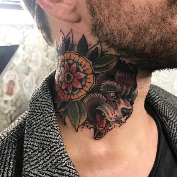 Znaczenie tatuaży na szyi