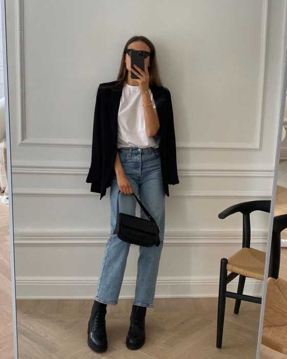 Stylizacje z jeansami - najnowsze trendy i inspiracje - Modapl 3 Jeansy z wysokim stanem: wygodne i stylowe