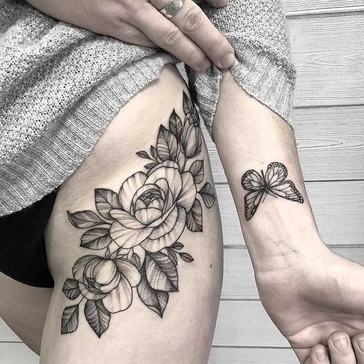 Tatuaż na pachwinie: pomysły, wzory i porady