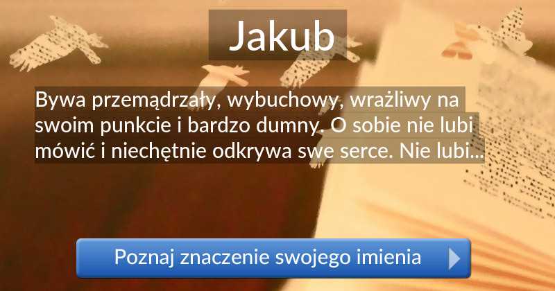 Popularne imię w Polsce