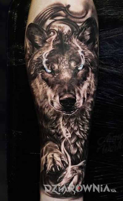 Symbolika wilka w tatuażu